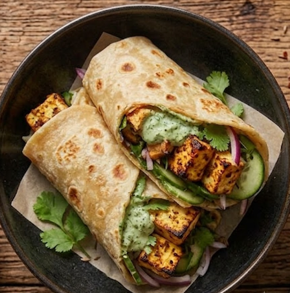 Paneer Tikka Wrap