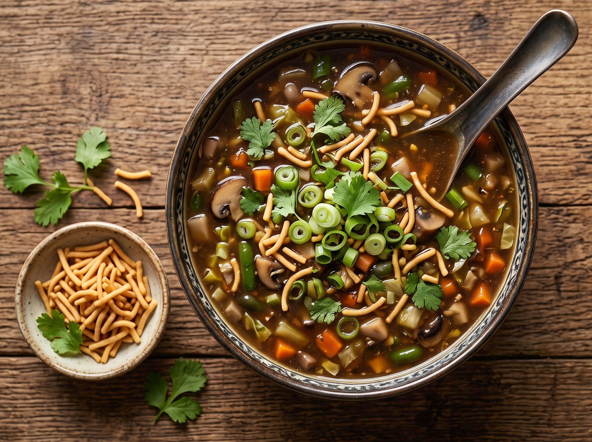 Manchow Soup (Veg / Non-Veg)