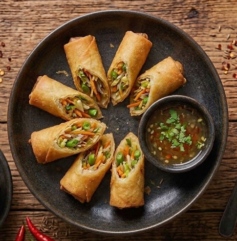 Vegetable Spring Roll (8 pcs)
