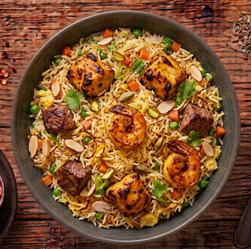 Royal Mix Fried Rice (Veg/Non-Veg)