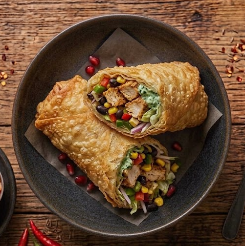 Mexican Jumbo Spring Rolls (8 pcs)
