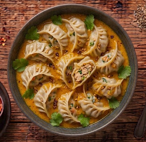 Jhol Momos (Veg/Non-Veg)